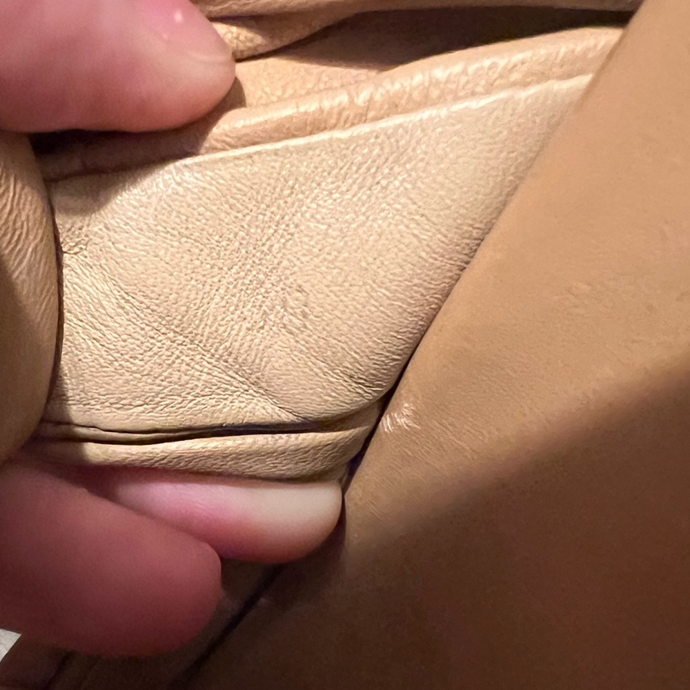 Dear Frances light tan leather tye slide sandals - Picture 10 of 10